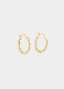 Celine Hoop Earrings 20mm - 18K Gold Plated