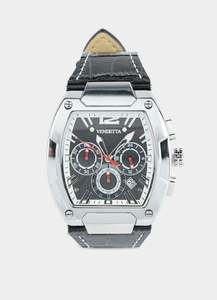 Watches Category: Gravitas Watch - Silver/Black