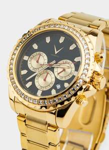 Watches Category: Chancellor Watch - Gold/Black