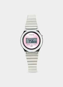 Watches Category: Nouveau Watch - Silver/Blush Pink