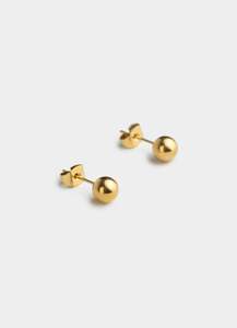 Ball Stud Earring - 18K Gold Plated