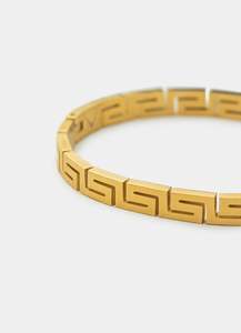 Greca: Greca Imperial Bracelet - 18K Gold Plated
