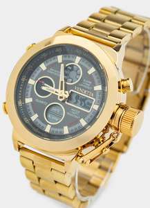 Mens Watches: Enforcer Watch - Gold