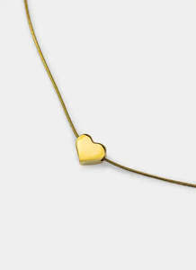 Heart: Mini Heart Necklace - 18K Gold Plated