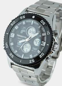 Atlas Watch Collection: Atlas Watch - Silver/Black