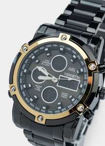 Featured Watches Collection: Titan Watch - Black/Gold