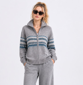Products: Cashmere Fair Isle Cardigan – Merii