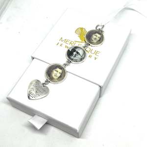 TRIPLE PHOTO BOUQUET CHARM -ALWAYS IN MY HEART