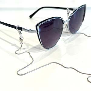 Life Accessories: SILVER GLASSES CHAIN