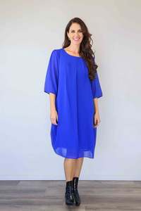 Merric Plain Pleats In Front Dressy Dresses