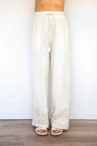New In Bottoms: FairyTern 100% Cotton Elastic Waist Pants with Drawstring
