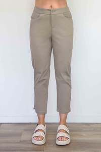 New In Bottoms: Larosela Back Elastic Waist 97%Cotton Pants