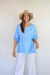 Brands Fairy Tern: FairyTern 100% Cotton 3 button Top