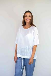 FairyTern Tie Front 100% Cotton Top