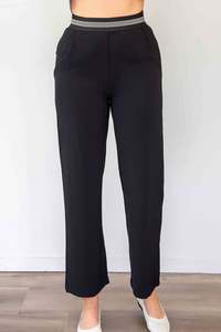 Basics Bottoms: Larosela Elastic Waist Pants