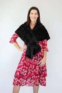 Dresses Specoa Pccasopm Dresses: Larosela Soft Faux Fur Shawl