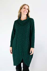 Dresses Winter Dresses: Larosela Front Slit Long sleeve Dress