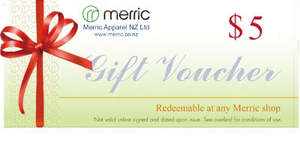 $5 Merric Gift Voucher