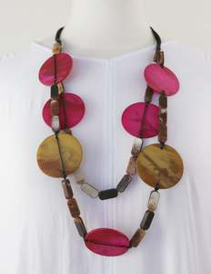 Necklace: Merric Weave Double-Layer Necklace