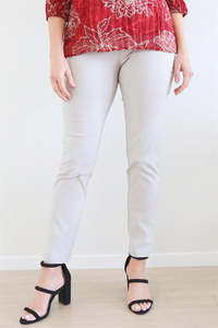 New In Bottoms: Merric Elastic Waistband Straight Pants