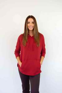 New In Tops: Merric Hoodie Top with Pockets