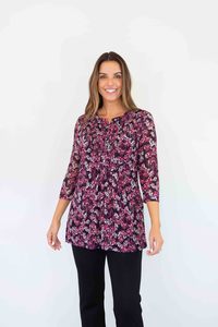 New In Tops: Merric Soft Stretchy Printed Top