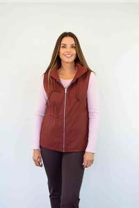 Merric Hooded Zip Front Vest