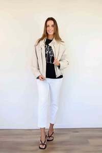 New: Leather Look Jacket