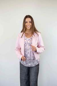 Faux fur short jacket