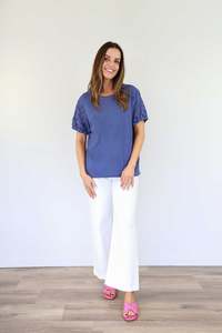 New: Broderie Top