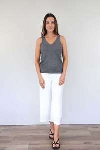 V-Neck Knit Tank