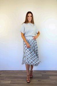 New: Kapos Batwing Sleeve Knit Top