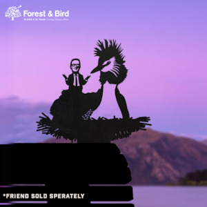 Urban art bird form: Pūteketeke