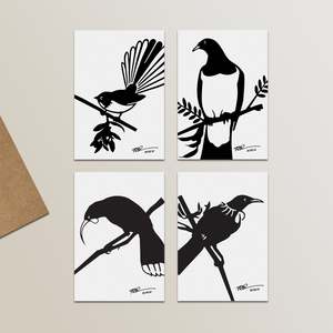 All: Metalbird Greeting Card Set