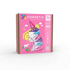 Baby Toddler: Connetix - Glitter Unicorn Pack 56 pc