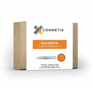 Baby Toddler: Connetix - Rainbow Ball Pack 12 pc