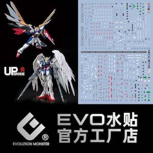 1 144 Real Grade: EVO Decal - RG Wing Zero 17 and Wing TV 35 2 in 1