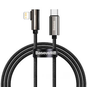Electronics: Basus PD 20W Elbow L-Shaped Type-C to Lightning Charging Cable 1m,2m