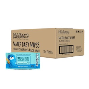 Kiddicare - Baby Wipes - Water Wipes 12 Value Pack (12*70s)