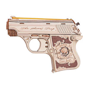 Rokr: ROKR - Mini Gun 3D Wooden Puzzle LQ502