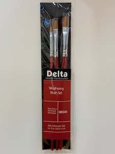 Delta Hobby Paint Brushes - Weathering Brush Set BS46