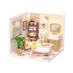 Super Creator: Rolife Super Creator Pop Bubble Bathroom Plastic DIY Miniature House DW014