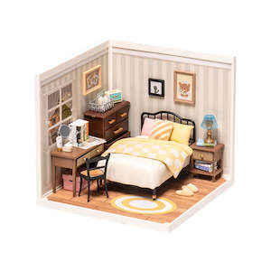 Rolife Super Creator Sweet Dream Bedroom DIY Plastic Miniature House DW009