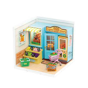 Super Creator: Rolife Super Creator Super Fruit Store Plastic DIY Miniature House Kit DW003