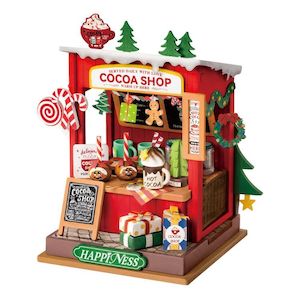 Jellycat Christmas Gifts: Rolife Christmas Cocoa Shop Kit DS042