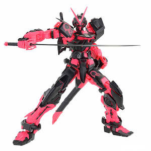 1 100 Master Grade: GUNDAM - MG 1/100 The Gundam Base Limited: Gundam Astray Red Frame [Recirculation Color/Neon Pink]