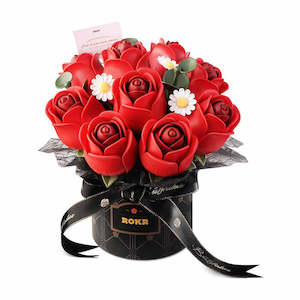 Rokr: ROKR - Red Rose Bouquet DIY 3D Puzzle AF02J [PRE-ORDER]