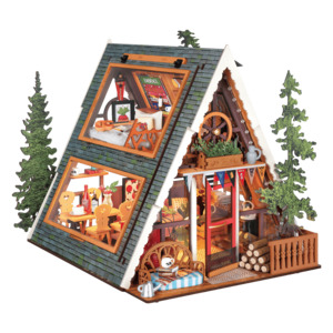 Rolife: Rolife A-Frame Cabin with fold-away side windows DIY Miniature House DG181 [PRE-ORDER]