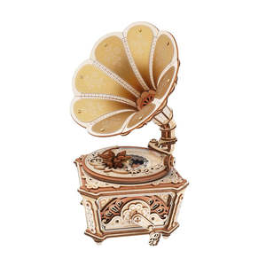 ROKR Diva Gramophone Music Box Wooden 3D Puzzle AMK82 [PRE-ORDER]