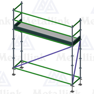 Aluminium: Aluminium Ringlock Scaffold 3m - Metallink